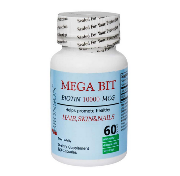 کپسول بیوتین 10000 میکروگرم مگابیت برونسون - 60 عددی