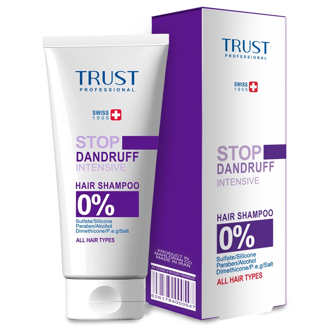 تصویر  شامپو ضد شوره تراست مناسب انواع مو جهت شوره های چرب. سخت و مقاوم - 200 میلی لیتر