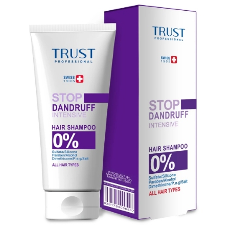 تصویر  شامپو ضد شوره تراست مناسب انواع مو جهت شوره های چرب. سخت و مقاوم - 200 میلی لیتر