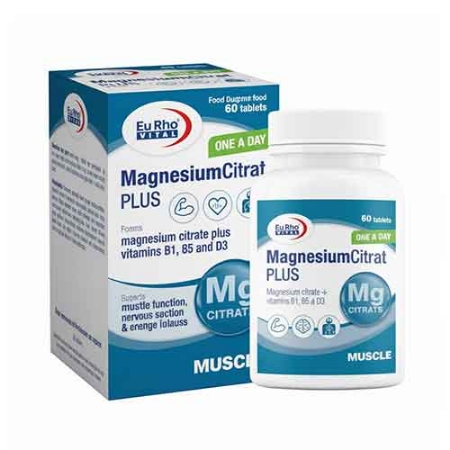 قرص منیزیم سیترات یوروویتال - 60 عددی