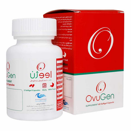 کپسول نرم خوراکی تقویت باروری بانوان اووژن اروند فارما - 60 عددی