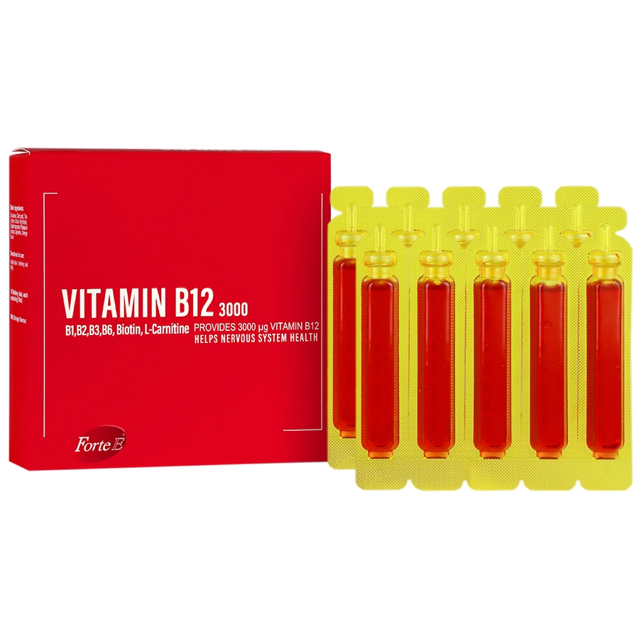 ویال خوراکی ویتامین ب12 3000 فورت ایی - 10 عددی