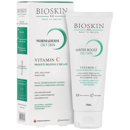 تصویر  کرم ژل مرطوب کننده و آبرسان پوست چرب بایو اسکین - 75 میلی لیتر 