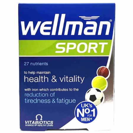 تصویر  قرص مولتی ویتامین آقایان ول من اسپورت - 30 عددی