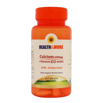 قرص کلسیم و ویتامین دی هلث اندمور - 60 عددی