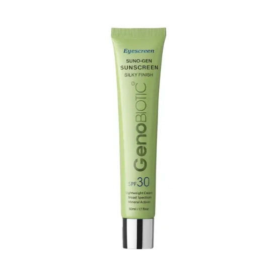 تصویر  کرم ضد آفتاب دور چشم SPF30 ژنوبایوتیک - بژ طبیعی