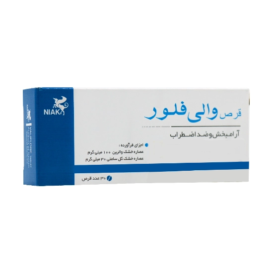 تصویر  قرص گیاهی آرام بخش والی فلور نیاک - 30 عددی