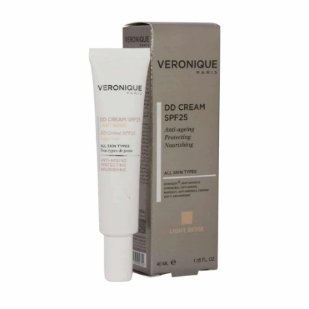 تصویر  کرم دی دی SPF 25 ورونیک - بژ روشن