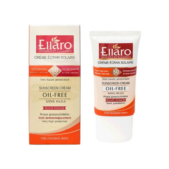 تصویر  کرم ضد آفتاب فاقد چربی SPF 50 الارو - بژ طبیعی