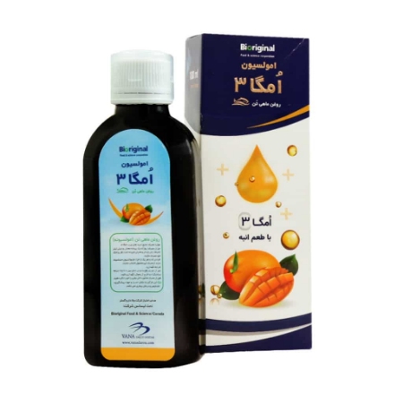 تصویر  شربت امگا3 روغن کبد ماهی امولسیونه بایو اورجینال - 180 میلی لیتر