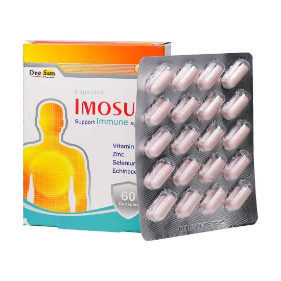 تصویر  کپسول تقویت سیستم ایمنی ایموسان دی سان فارما -  60 عددی