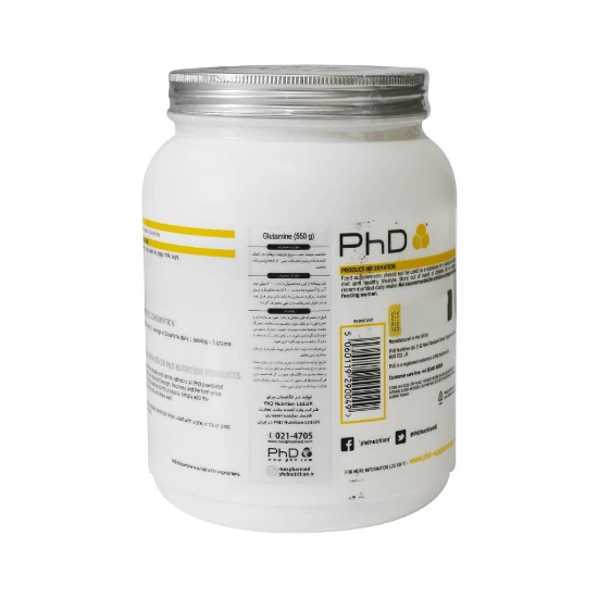 تصویر  پودر گلوتامین PHD پی اچ دی - 550 گرمی