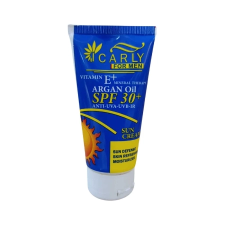 تصویر  کرم ضد آفتاب آقایان SPF30 ای کارلی - بی رنگ