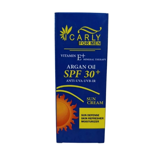 تصویر  کرم ضد آفتاب آقایان SPF30 ای کارلی - بی رنگ