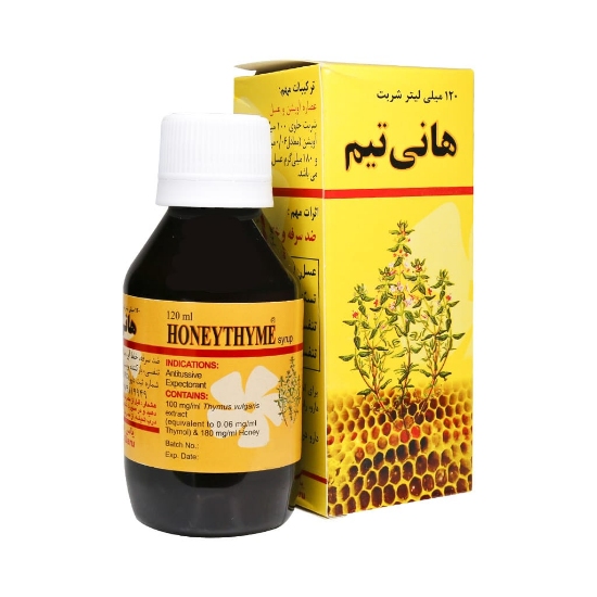 تصویر  شربت ضد سرفه هانی تیم یاس دارو - 120 میلی لیتر