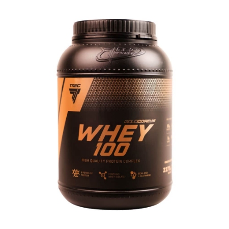 تصویر  پودر پروتئین وی 100 گلد کر لاین ترک نوتریشن Trec Nutrition  - حجم 2275 گرم