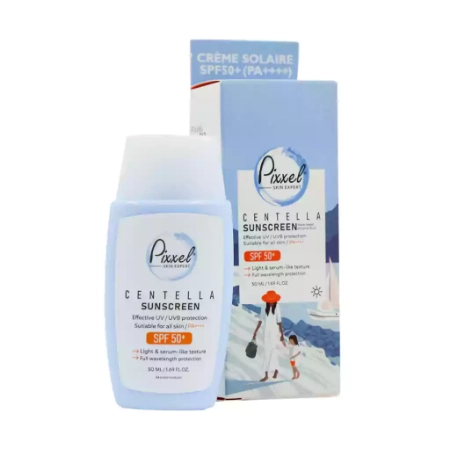تصویر  کرم ضد آفتاب SPF50 سنتلا پیکسل - بی رنگ