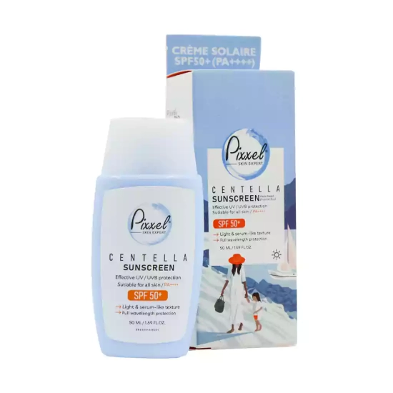 تصویر  کرم ضد آفتاب SPF50 سنتلا پیکسل - بی رنگ