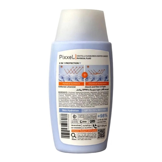 تصویر  کرم ضد آفتاب SPF50 سنتلا پیکسل - بی رنگ