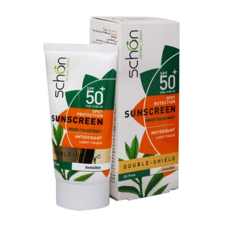 تصویر  کرم ضد آفتاب SPF50 دابل شیلد فاقد چربی شون - بی رنگ