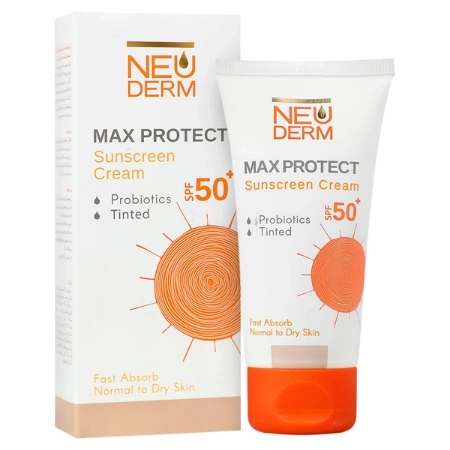 تصویر  کرم ضد آفتاب SPF50 پوست معمولی تا خشک مکس پروتکت نئودرم - رنگی