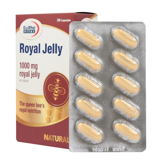 تصویر  کپسول تقویتی رویال ژلی یوروویتال - 30 عددی