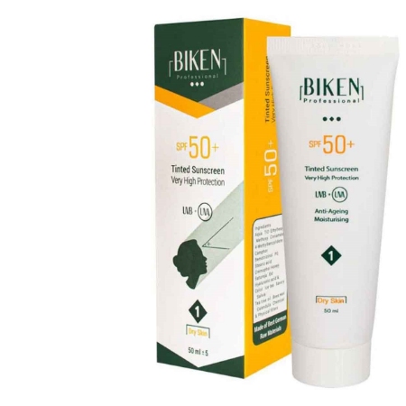 تصویر  کرم ضد آفتاب SPF 50 پوست خشک بیکن شماره 1 بژ روشن