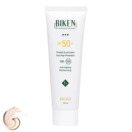 تصویر  کرم ضد آفتاب فاقد چربی بیکن  SPF50 شماره +1 بژ خیلی روشن