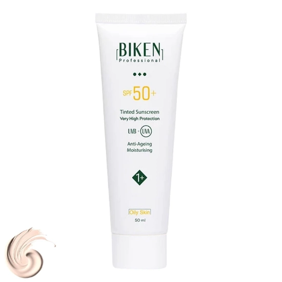 تصویر  کرم ضد آفتاب فاقد چربی بیکن  SPF50 شماره +1 بژ خیلی روشن