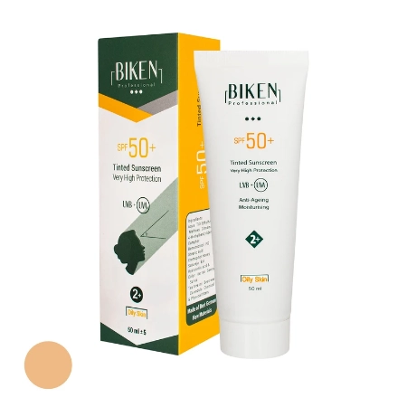 تصویر  کرم ضد آفتاب فاقد چربی بیکن SPF 50 شماره 2 -بژ طبیعی