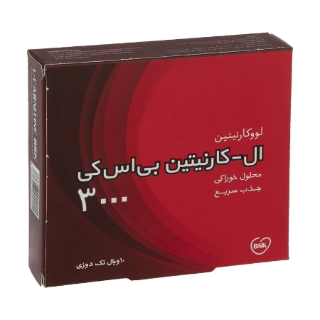 تصویر  محلول خوراکی ال کارنیتین 3000 بی اس کی - 10 عددی