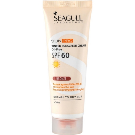 تصویر  کرم ضد آفتاب فاقد چربی SPF 60 سی گل - برنزه