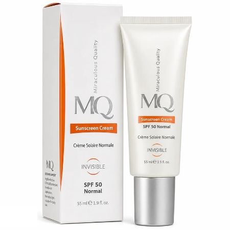 تصویر  کرم ضد آفتاب پوست معمولی و خشک SPF 50 ام کیو MQ - رز (صورتی)