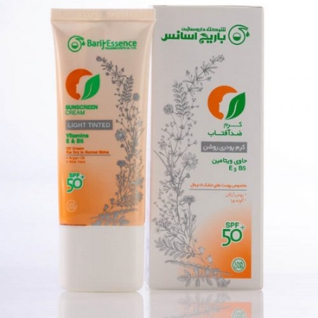 تصویر  کرم ضد آفتاب SPF50 پوست‌ خشک تا نرمال باریج اسانس - بژ روشن