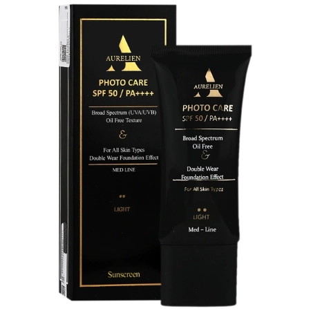 تصویر  ضد آفتاب فوتوکر SPF 50 اورلین AURELIEN - رنگ طبیعی 02