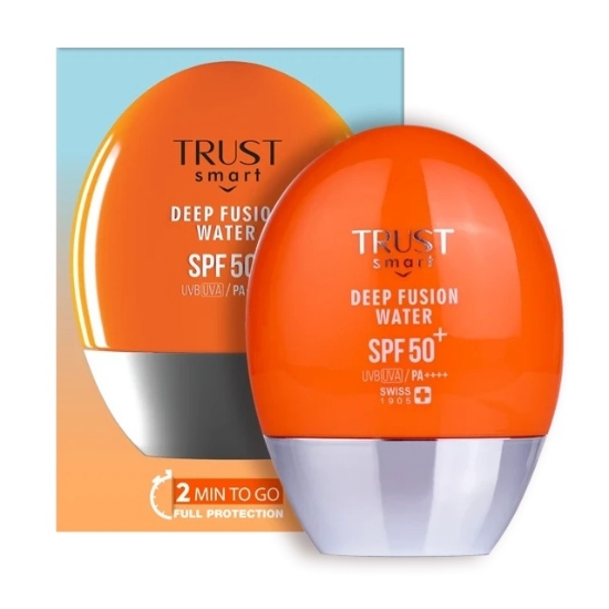تصویر  فلوئید ضد آفتاب SPF50 دیپ فیوژن واتر انواع پوست تراست - بی رنگ
