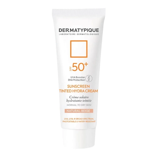 تصویر  کرم ضد آفتاب SPF50 پوست چرب درماتیپیک - بژ طبیعی