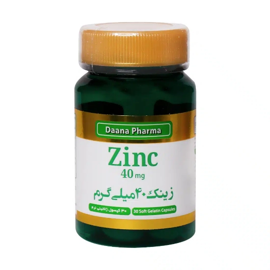 تصویر  کپسول زینک گلوکونات 40 دانا - 30 عددی