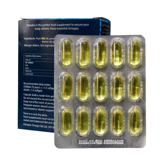 تصویر  کپسول امگا 3 6 9 پارادوکس او پی دی فارما - 30 عددی