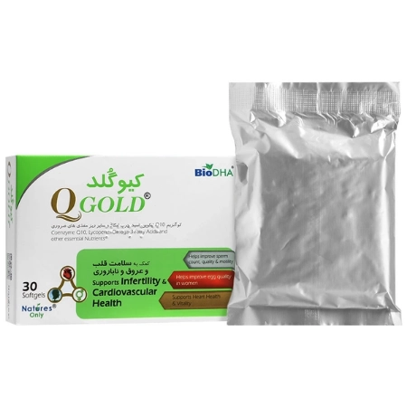 تصویر  سافت ژل کیو گلد نیچرز اونلی - 30 عددی
