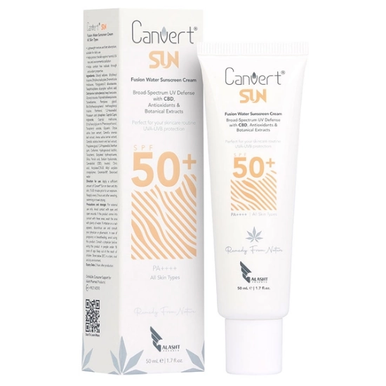 تصویر  کرم ضد آفتاب SPF50 فیوژن واتر انواع پوست سان کنورت - بی رنگ