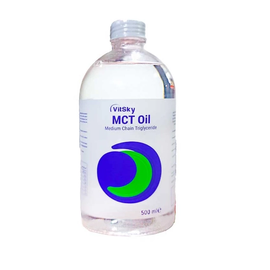 تصویر  روغن ام سی تی اویل (MCT) ویت اسکای - 500 میلی لیتر
