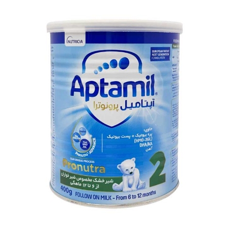 تصویر  شیرخشک آپتامیل پرونوترا 2 نوتریشیا ( 6 تا 12ماهگی ) - 400 گرم