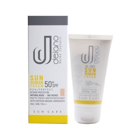 تصویر  کرم ضد آفتاب و ضد لک بایوتچ SPF50 دلانو - بژ طبیعی