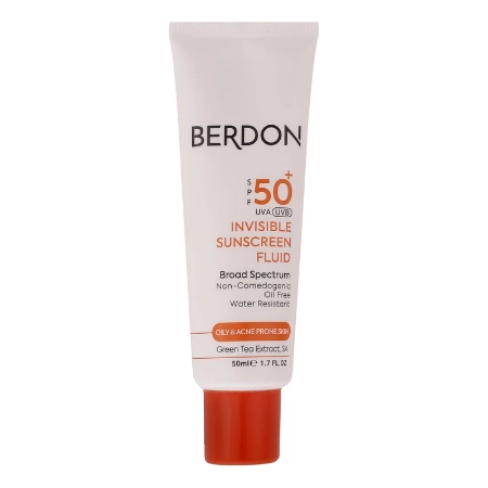 تصویر  کرم ضد آفتاب SPF50 پوست چرب بردون - بی رنگ