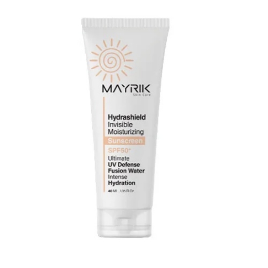 تصویر  کرم ضد آفتاب و آبرسان SPF50 پوست چرب میریک - بی رنگ